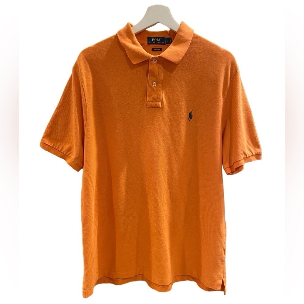 Polo by Ralph Lauren Classic Fit Short Sleeve Orange Polo Shirt
